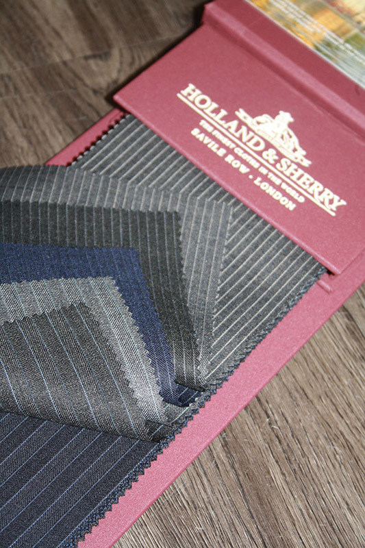 Made-to-measure service — consultation, cloth selection and fitting